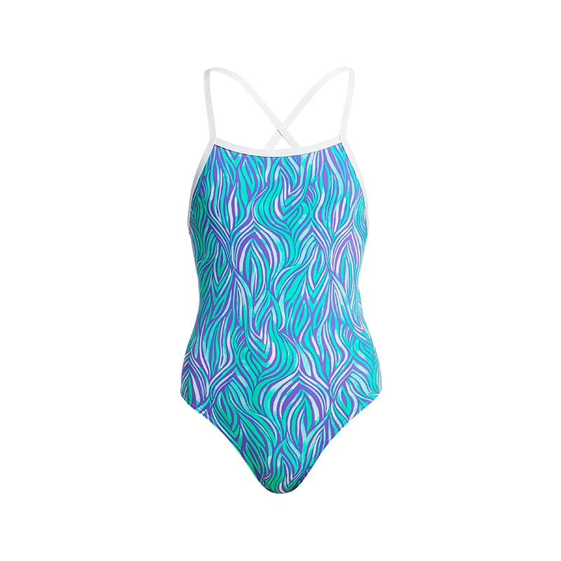 Funkita - Frozen Fire - Girls Tie Me Tight One Piece 4 Funkita - Frozen Fire - Girls Tie Me Tight One Piece - Image 2