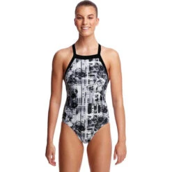 Funkita - Garden Mist - Ladies Sky Hi One Piece