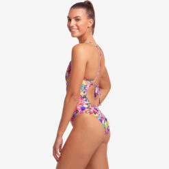 Funkita - Garden Party - Ladies Tie Me Tight One Piece 13 Funkita - Garden Party - Ladies Tie Me Tight One Piece -Funkita Swimsuit Discount Store funkita garden party ladies tie me tight one piece 4