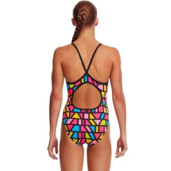 Funkita - Gee Up - Girls Diamond Back One Piece -Funkita Swimsuit Discount Store funkita gee up girls diamond back one piece 3