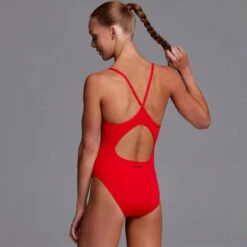 Funkita - Still Red - Girls Diamond Back One Piece -Funkita Swimsuit Discount Store funkita girls still red diamond back 5