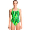 Funkita - Acid Rain - Girls Diamond Back One Piece -Funkita Swimsuit Discount Store funkita girls swimwear acid rain diamond back one piece 1