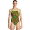 Funkita - Dead Happy - Girls Cross Back One Piece -Funkita Swimsuit Discount Store funkita girls swimwear dead happy cross back one piece 1