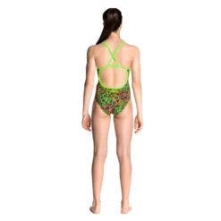 Funkita - Dead Happy - Girls Cross Back One Piece -Funkita Swimsuit Discount Store funkita girls swimwear dead happy cross back one piece 3