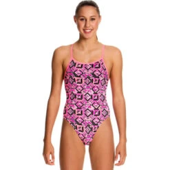 Funkita Swimsuit Discount Store 32 Funkita - Ruby Racer - Girls Single Strap One Piece