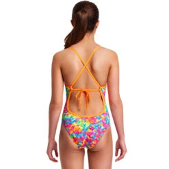 Funkita - Stroke Rate - Girls Tie Me Tight One Piece -Funkita Swimsuit Discount Store funkita girls swimwear stroke rate tie me tight one piece 3