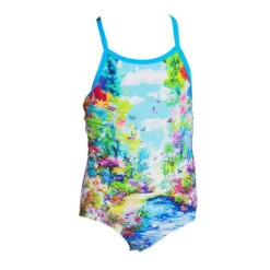 Funkita - Meadow Love - Toddler Girls One Piece -Funkita Swimsuit Discount Store funkita girls toddler swimwear meadow love one piece 2