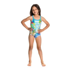 Funkita - Meadow Love - Toddler Girls One Piece -Funkita Swimsuit Discount Store funkita girls toddler swimwear meadow love one piece 4