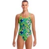Funkita - Glow Rider - Ladies Diamond Back One Piece -Funkita Swimsuit Discount Store funkita glow rider ladies diamond back one piece 0