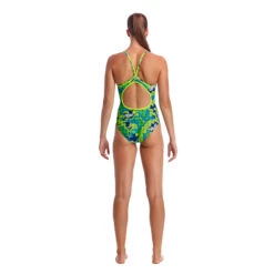 Funkita - Glow Rider - Ladies Diamond Back One Piece -Funkita Swimsuit Discount Store funkita glow rider ladies diamond back one piece 2