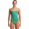Funkita - Green Gator - Girls Diamond Back One Piece -Funkita Swimsuit Discount Store funkita green gator girls diamond back one piece 1