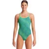 Funkita - Green Gator - Ladies Diamond Back One Piece