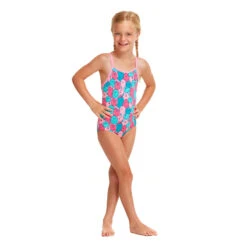 Funkita - Happy Blobs - Toddler Girls Printed One Piece -Funkita Swimsuit Discount Store funkita happy blobs toddler girls printed one piece 5