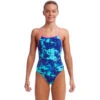 Funkita - Hawaiian Skies - Girls Tie Me Tight One Piece -Funkita Swimsuit Discount Store funkita hawaiian skies girls tie me tight one piece 0