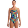 Funkita - Heat Map - Ladies Diamond Back One Piece -Funkita Swimsuit Discount Store funkita heat map ladies diamond back one piece 0
