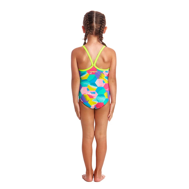 Funkita - Hexy Back - Toddler Girls Printed One Piece 5 Funkita - Hexy Back - Toddler Girls Printed One Piece - Image 3