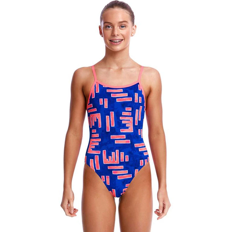 Funkita - Hot Rod - Girls Single Strap One Piece 3 Funkita - Hot Rod - Girls Single Strap One Piece