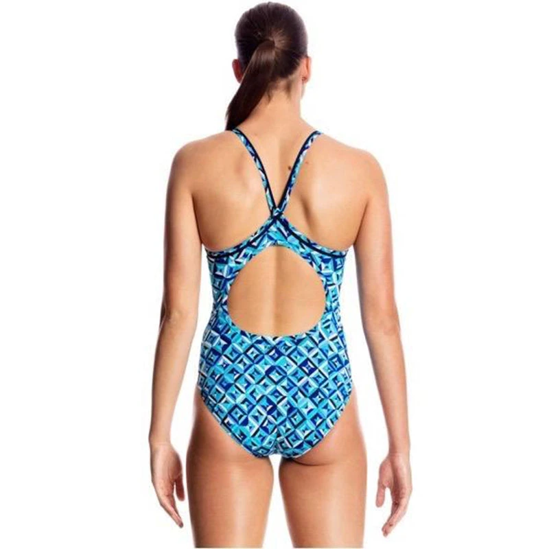 Funkita - Ice Attack - Ladies Diamond Back One Piece 5 Funkita - Ice Attack - Ladies Diamond Back One Piece - Image 3