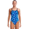 Funkita - Ice Fortress - Girls Diamond Back One Piece 1 Funkita - Ice Fortress - Girls Diamond Back One Piece -Funkita Swimsuit Discount Store funkita ice fortress girls diamond back one piece 1