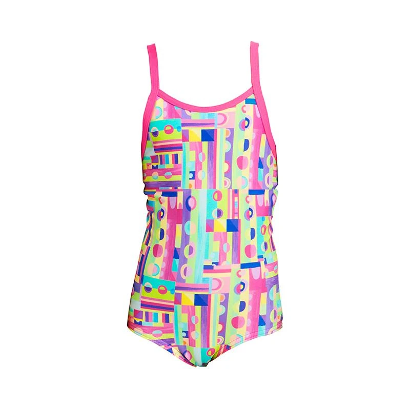 Funkita - Jiggy Saw - Toddler Girls Printed One Piece 4 Funkita - Jiggy Saw - Toddler Girls Printed One Piece - Image 2