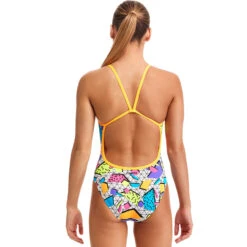 Funkita - Jumbled Up - Girls Single Strap One Piece -Funkita Swimsuit Discount Store funkita jumbled up girls single strap one piece 3
