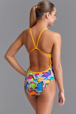 Funkita - Jumbled Up - Girls Single Strap One Piece -Funkita Swimsuit Discount Store funkita jumbled up girls single strap one piece 4
