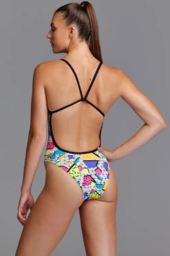 Funkita - Jumbled Up - Ladies Single Strength One Piece -Funkita Swimsuit Discount Store funkita jumbled up ladies single strength one piece 4