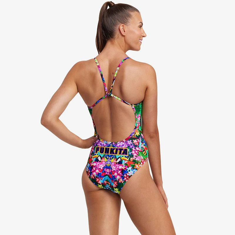 Funkita - Jungle Boogie - Ladies Single Strap One Piece 5 Funkita - Jungle Boogie - Ladies Single Strap One Piece - Image 3