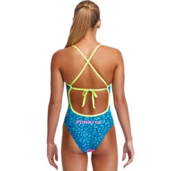 Funkita - Jungle Fever - Girls Tie Me Tight One Piece -Funkita Swimsuit Discount Store funkita jungle fever girls tie me tight one piece 3