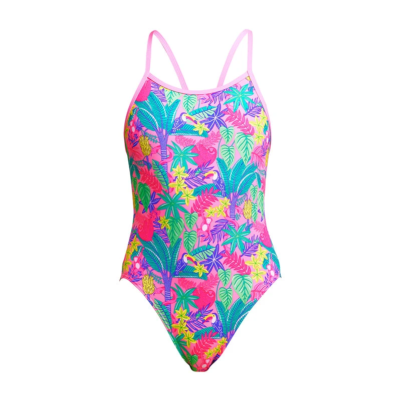 Funkita - Jungle Party - Girls Single Strap One Piece 4 Funkita - Jungle Party - Girls Single Strap One Piece - Image 2