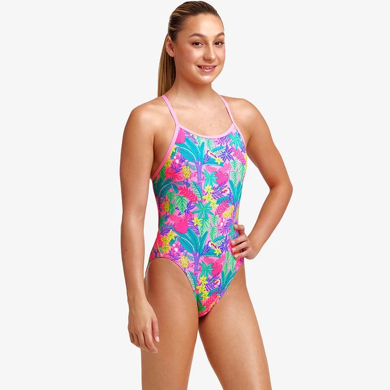 Funkita - Jungle Party - Girls Single Strap One Piece 7 Funkita - Jungle Party - Girls Single Strap One Piece - Image 5