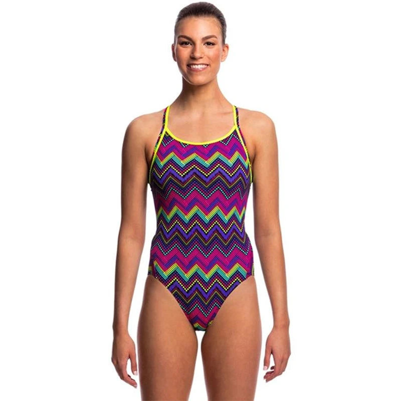 Funkita - Knitty Gritty - Ladies Diamond Back One Piece 3 Funkita - Knitty Gritty - Ladies Diamond Back One Piece