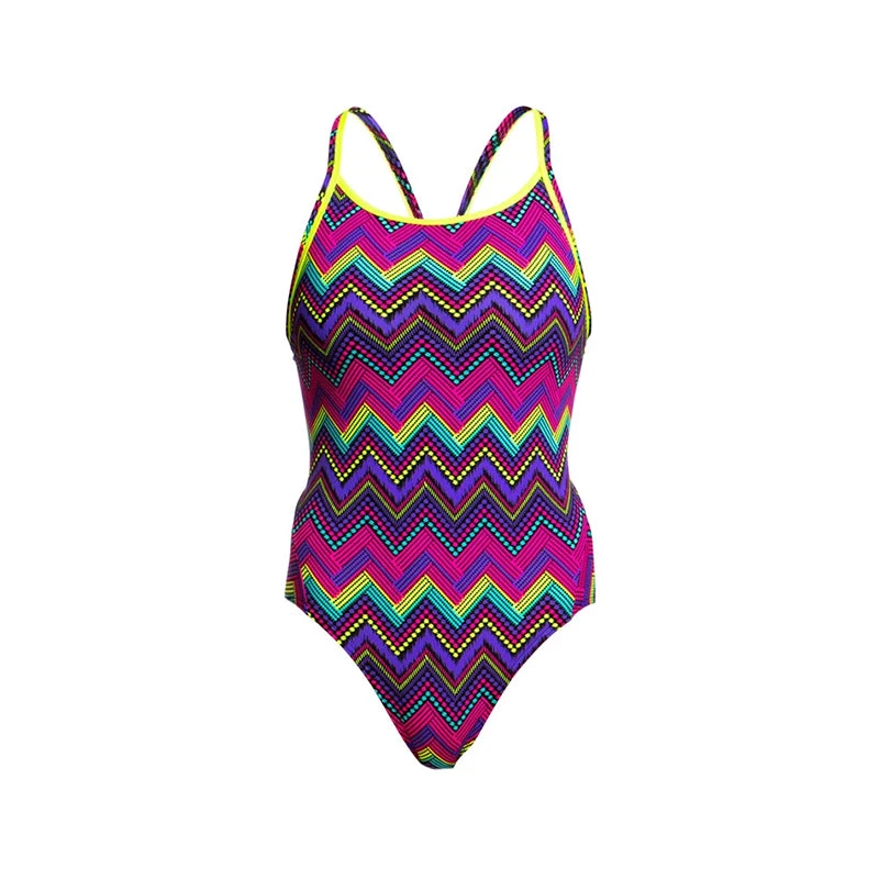 Funkita - Knitty Gritty - Ladies Diamond Back One Piece 4 Funkita - Knitty Gritty - Ladies Diamond Back One Piece - Image 2