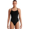 Funkita - Still Black - Ladies Diamond Back One Piece -Funkita Swimsuit Discount Store funkita ladies swimwear still black diamond back one piece 1