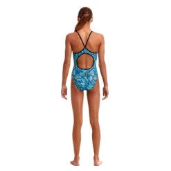 Funkita - Land Grab - Girls Diamond Back One Piece -Funkita Swimsuit Discount Store funkita land grab girls diamond back one piece 3