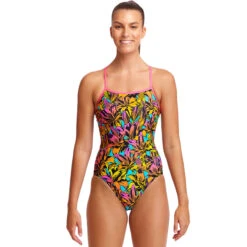 Funkita - Large Lillies - Ladies Single Strap One Piece