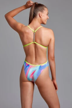 Funkita - Lava Lamp - Ladies Twisted One Piece -Funkita Swimsuit Discount Store funkita lava lamp ladies twisted one piece 4
