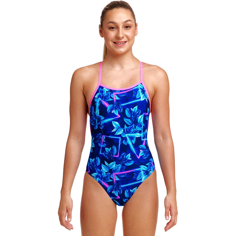 Funkita - Leaf Laser - Girls Strapped In One Piece 3 Funkita - Leaf Laser - Girls Strapped In One Piece