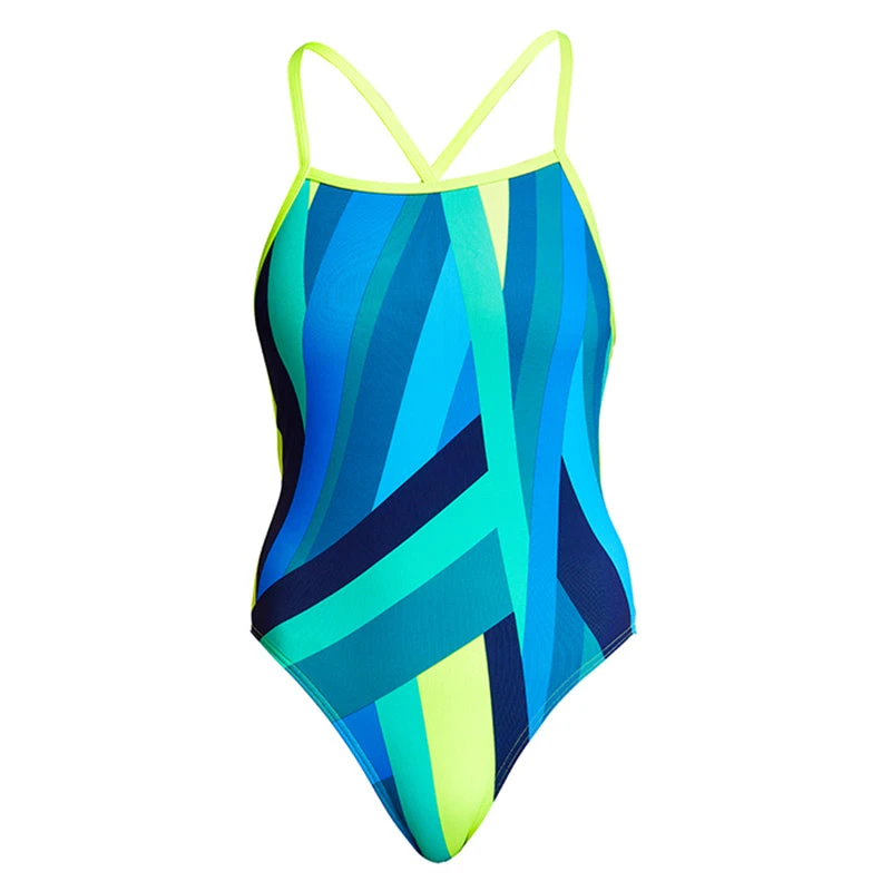 Funkita - Light Sabre - Ladies Tie Me Tight One Piece 4 Funkita - Light Sabre - Ladies Tie Me Tight One Piece - Image 2