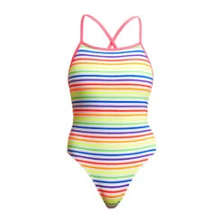Funkita - Light Stripes - Ladies Tie Me Tight One Piece 11 Funkita - Light Stripes - Ladies Tie Me Tight One Piece -Funkita Swimsuit Discount Store funkita light stripes ladies tie me tight one piece 2
