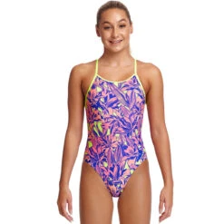 Funkita - Lily Pad - Girls Diamond Back One Piece