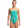 Funkita - Lime Light - Girls Single Strap One Piece -Funkita Swimsuit Discount Store funkita lime light girls single strap one piece swimsuit 1