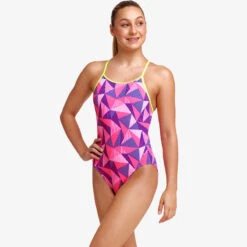Funkita - Little Pinky - Girls Diamond Back One Piece -Funkita Swimsuit Discount Store funkita little pinky girls diamond back one piece 5