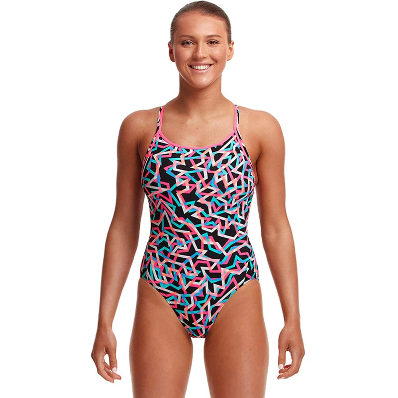 Funkita - Live Streamer - Ladies Diamond Back One Piece 3 Funkita - Live Streamer - Ladies Diamond Back One Piece