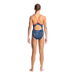 Funkita - Lotsa Dots - Girls Diamond Back One Piece -Funkita Swimsuit Discount Store funkita lotsa dots diamond back girls swimsuit 3