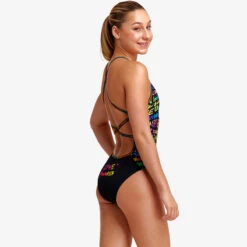 Funkita - Love Funky - Girls Strapped In One Piece -Funkita Swimsuit Discount Store funkita love funky girls strapped in one piece 4