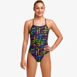 Funkita - Love Funky - Girls Strapped In One Piece -Funkita Swimsuit Discount Store funkita love funky girls strapped in one piece 5