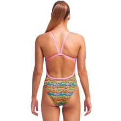 Funkita - Lying Cheet - Girls Eco Single Strap One Piece -Funkita Swimsuit Discount Store funkita lying cheet girls eco single strap one piece 3