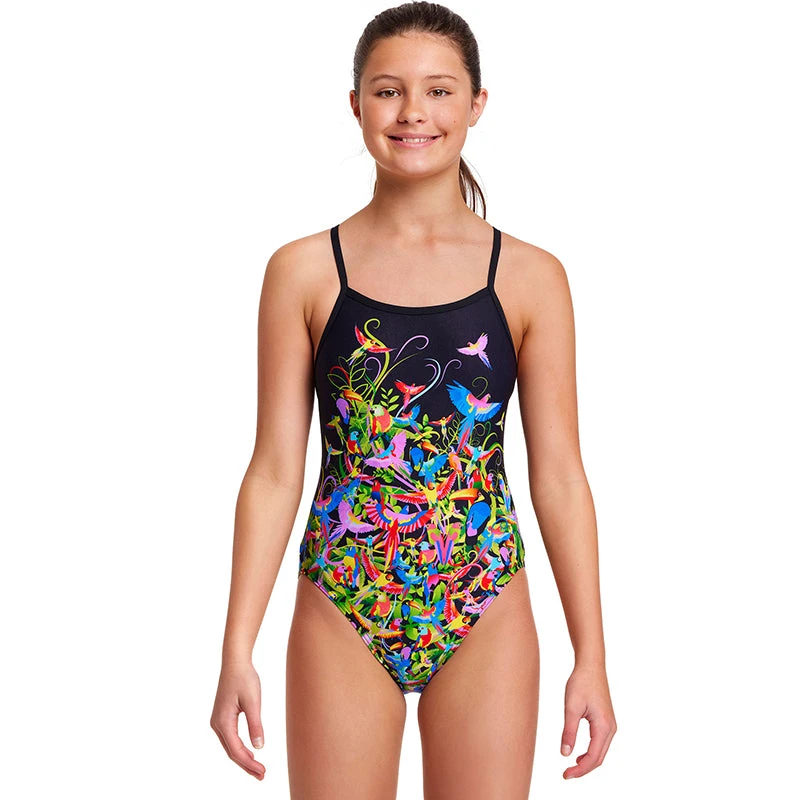 Funkita - Macaw Magic - Girls Single Strap One Piece 3 Funkita - Macaw Magic - Girls Single Strap One Piece