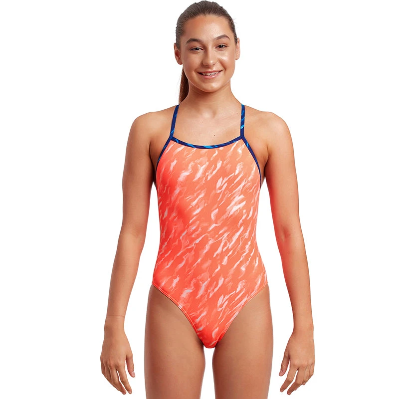 Funkita - Melba Mist - Girls Tie Me Tight One Piece 3 Funkita - Melba Mist - Girls Tie Me Tight One Piece